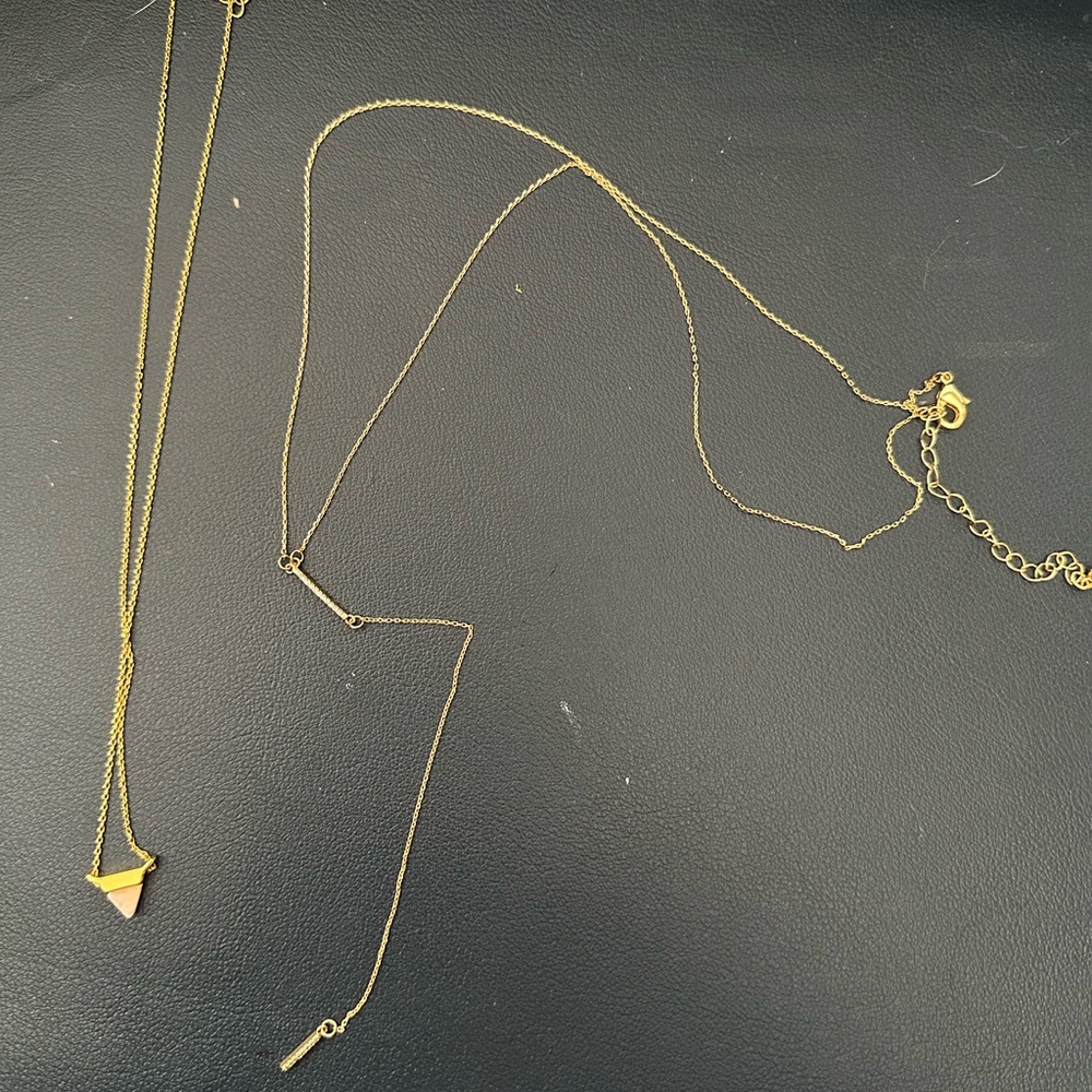 Uncommon James Gold Triangle Pendant Necklace